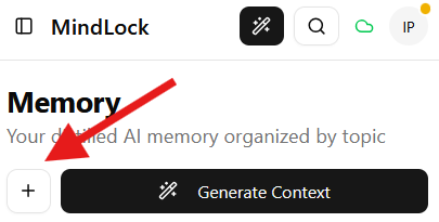 Add memory button